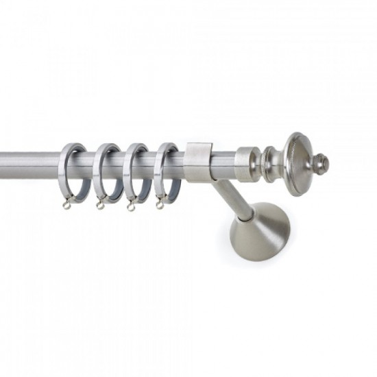 Κουρτινόξυλο Φ20 Fiore Νίκελ ματ