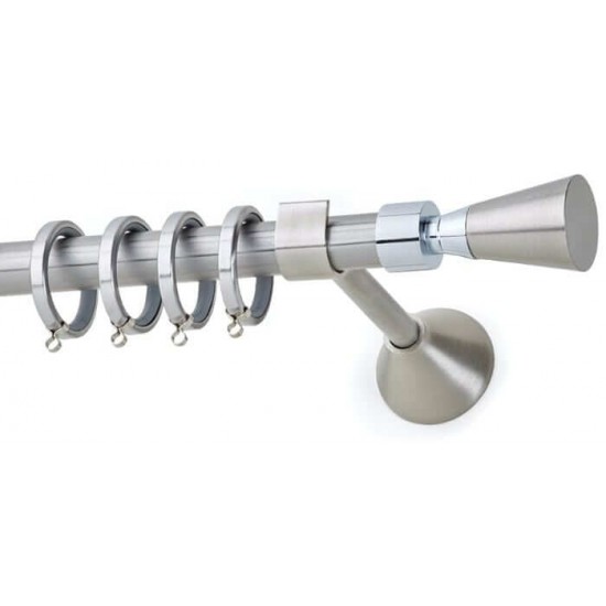 Κουρτινόξυλο Φ20 Mariner Νίκελ ματ