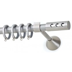 Κουρτινόξυλο Φ20 Style Νίκελ ματ