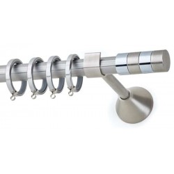 Κουρτινόξυλο Φ20 Victoria Νίκελ ματ