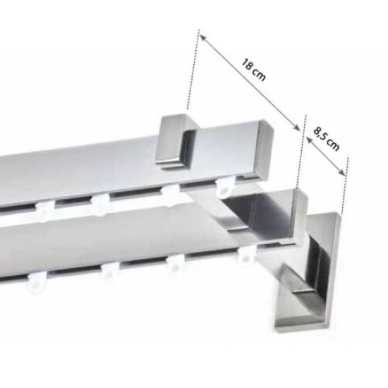 Σιδηρόδρομος Διπλός - Anartisi Chicago - Σατινέ Νίκελ