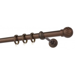 Κουρτινόξυλο Φ25 R0427 Αντικέ Σκουριά