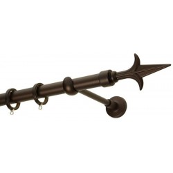 Κουρτινόξυλο Φ25 R0449 Αντικέ Σκουριά