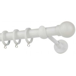 Κουρτινόξυλο Φ25 CP0058 Λευκό