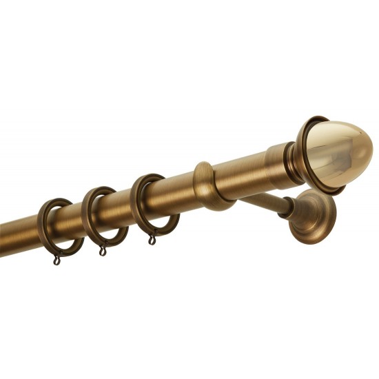 Κουρτινόξυλο Φ35 CL0059 Μπρονζέ / Όρο