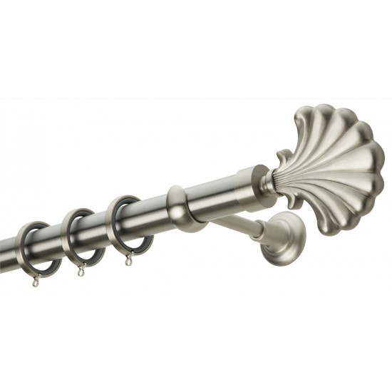 Κουρτινόξυλο Φ35 CL0064 Νίκελ ματ