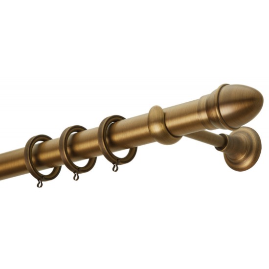 Κουρτινόξυλο Φ35 CL0073 Μπρονζέ