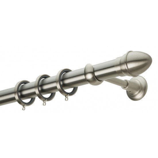 Κουρτινόξυλο Φ35 CL0073 Νίκελ ματ