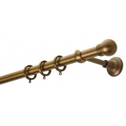 Κουρτινόξυλο Φ25 CL0074 Μπρονζέ