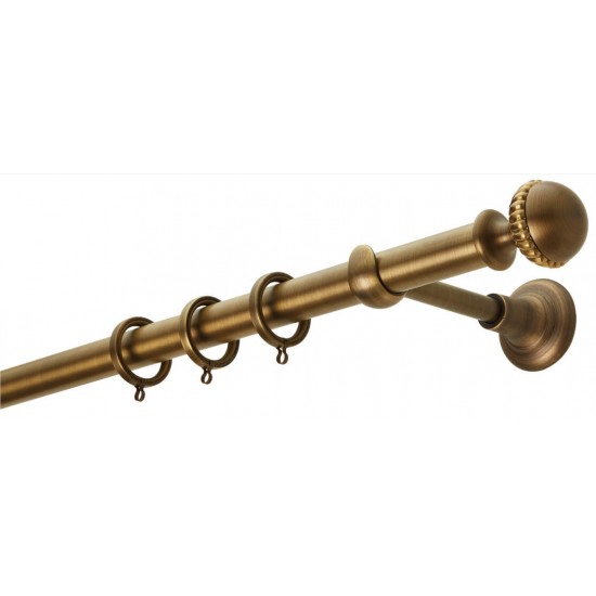 Κουρτινόξυλο Φ25 CL0076 Μπρονζέ