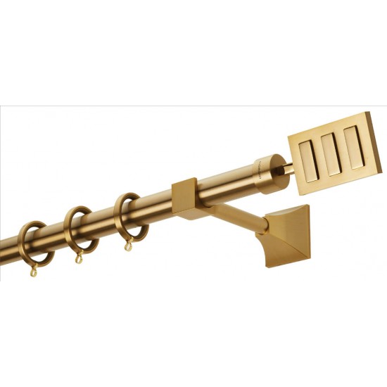 Κουρτινόξυλο Φ25 PR4019 Όρο ματ / Όρο