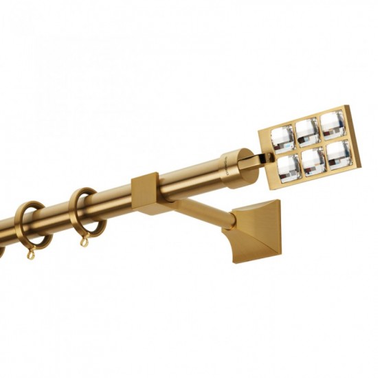 Κουρτινόξυλο Φ25 PR4020 Όρο ματ / Όρο