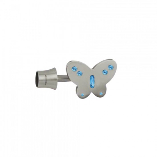 Κουρτινόξυλο Φ25 PR4052 Νίκελ ματ