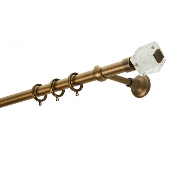 Κουρτινόξυλο Φ25 V4058 Μπρονζέ