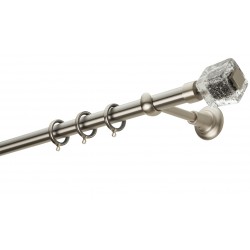 Κουρτινόξυλο Φ25 V4058 Νίκελ ματ