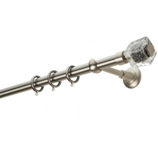 Κουρτινόξυλο Φ25 V4058 Νίκελ ματ Κουρτινόξυλο Φ25 V4058 Νίκελ ματ