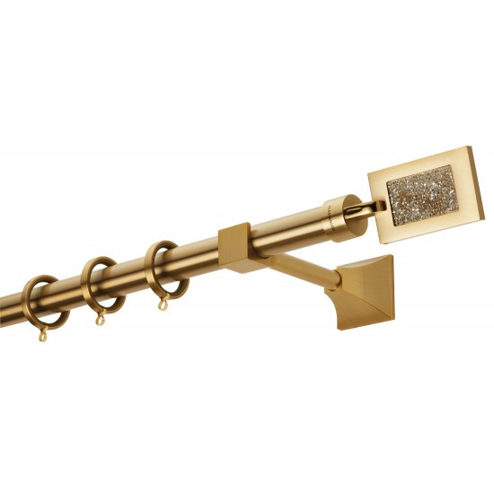 Κουρτινόξυλο Φ25 PR4060 Όρο ματ / Όρο