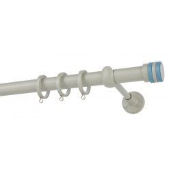 Κουρτινόξυλο Φ25 CP4132 Γκρί Γαλάζιο