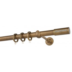 Κουρτινόξυλο Φ25 Ε4135 Μπρονζέ Κουρτινόξυλο Φ25 Ε4135 Μπρονζέ