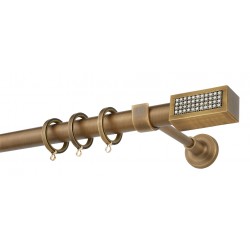 Κουρτινόξυλο Φ25 Ε4138 Μπρονζέ