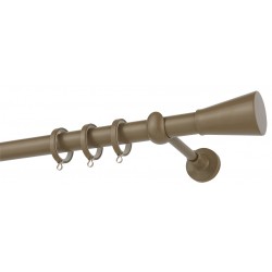 Κουρτινόξυλο Φ25 CP4141 Καφέ Ελιάς