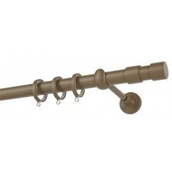 Κουρτινόξυλο Φ25 CP4142 Καφέ Ελιάς