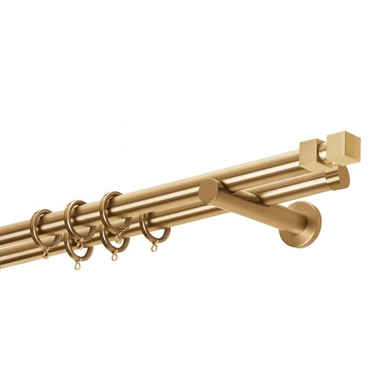 Διπλό Κουρτινόξυλο Φ25 Α4144 Όρο Ματ