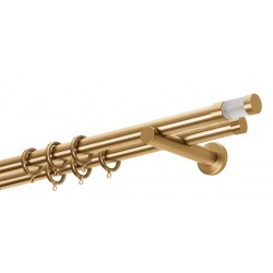 Διπλό Κουρτινόξυλο Φ25 Α4145 Όρο Ματ