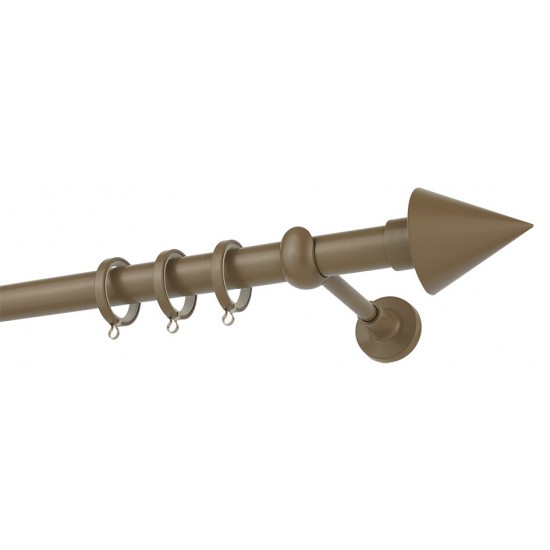 Κουρτινόξυλο Φ25 CP4146 Καφέ Ελιάς