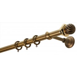 Κουρτινόξυλο Φ25 CL0423 Μπρονζέ / Όρο