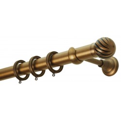 Κουρτινόξυλο Φ35 CL0427 Μπρονζέ