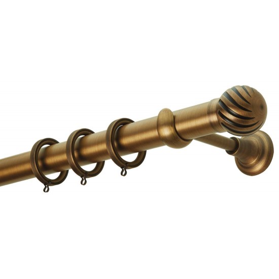 Κουρτινόξυλο Φ35 CL0427 Μπρονζέ