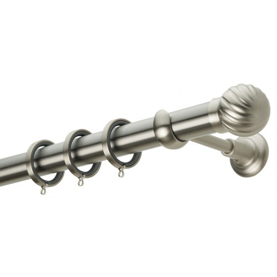 Κουρτινόξυλο Φ35 CL0427 Νίκελ ματ