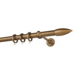 Κουρτινόξυλο Φ25 Ε0430 Μπρονζέ