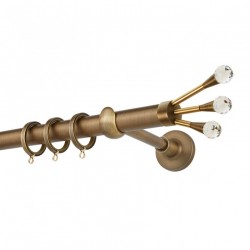 Κουρτινόξυλο Φ25 PR0433 Μπρονζέ / Όρο