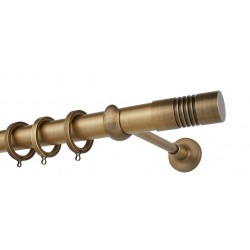 Κουρτινόξυλο Φ35 Ε0435 Μπρονζέ