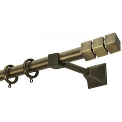 Κουρτινόξυλο Φ25 PR0473 Μπρονζέ / Όρο