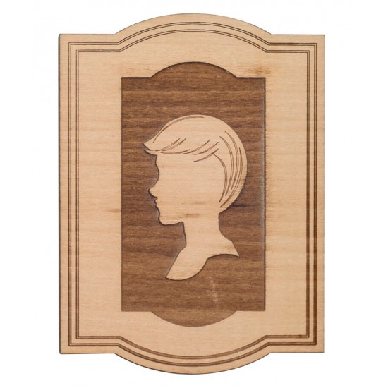 Ένδειξη WC ξύλινη 451 Ένδειξη WC ξύλινη 451