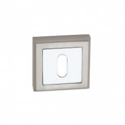 Επιστόμιο Εσωτερικής Πόρτας Νίκελ Ματ/Νίκελ Σειρά Ζ Τετράγωνο