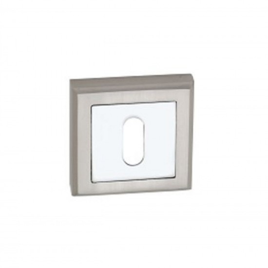 Επιστόμιο Εσωτερικής Πόρτας Νίκελ Ματ/Νίκελ Σειρά Ζ Τετράγωνο