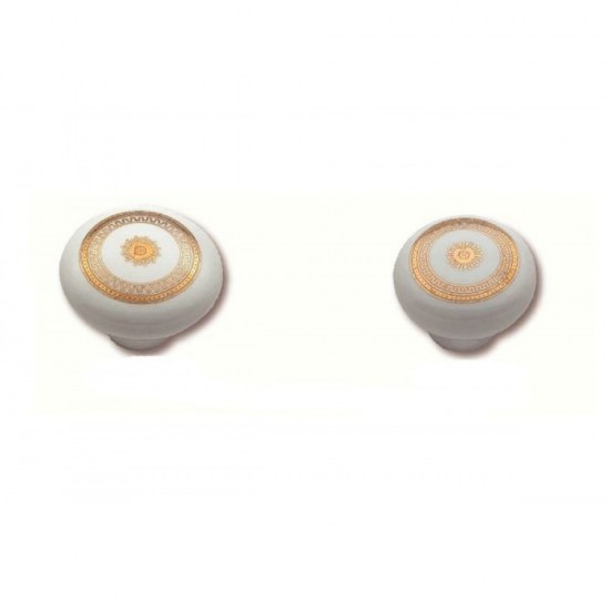 Πόμολο  Επίπλων 3064 Πορσελάνη