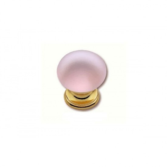 Πόμολο  Επίπλων 3395 Χρυσό Ροζ