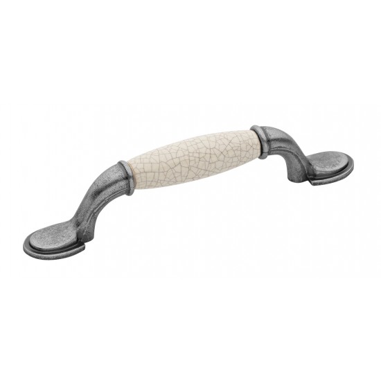 Λαβή Επίπλων 521 Old Silver Κρακελέ