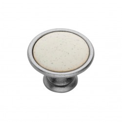 Πόμολo Επίπλων 523 Old Silver Stone Πόμολo Επίπλων 523 Old Silver Stone