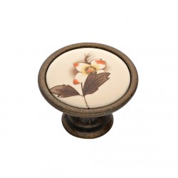 Πόμολo Επίπλων 523 Αντικέ Καφέ Πόμολo Επίπλων 523 Αντικέ Καφέ