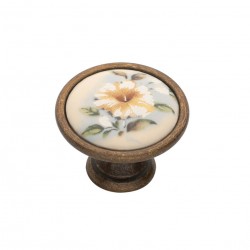 Πόμολo Επίπλων 523 Αντικέ Μπλέ Πόμολo Επίπλων 523 Αντικέ Μπλέ