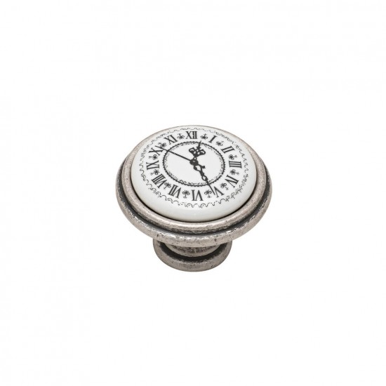 Πόμολo Επίπλων 586 Old Silver