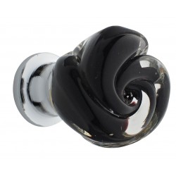 Πόμολo Επίπλων 71 Μαύρο / Χρώμιο