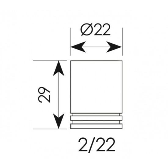Πόμολo Επίπλων 02 Νίκελ Ματ/Χρώμιο Πόμολo Επίπλων 02 Νίκελ Ματ/Χρώμιο