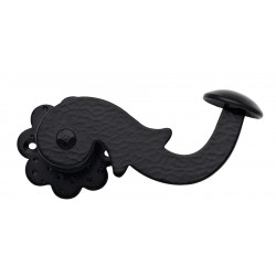 Πόμολο πόρτας χειρολαβή με ροζέτα 143 Μαύρο